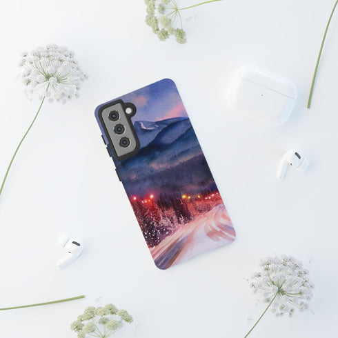 Christmas in Vail Colorado - Impact Resistant Phone Case